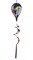 In the Breeze 0979 - American Flag and Eagle Hot Air Balloon Spinner - Outdoor Hanging Decoration